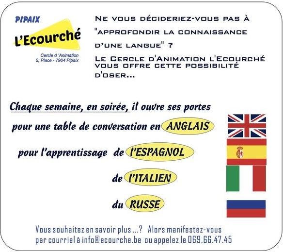 Cours de langues